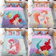 迪士尼公主 小魚仙 ariel 美人魚 愛麗絲 大鼻鋼牙 chip and dale 小熊維尼 piglet 床單套裝 床上用品 枕頭 枕套 枕袋 床笠 胡迪 三眼仔 勞蘇 lulu豬 大眼仔 ker