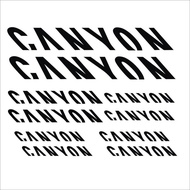Sticker~canyon Mountain Bike Road Bike Frame Sticker DIY Reflective Bike Decal Engraving Hollow Transfer Sticker