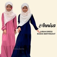 Jubah Budak Perempuan Jubah Budak Remaja Jubah Kanak-Kanak Perempuan Abaya Budak Jubah Dress Budak