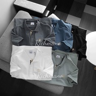 RICHMANO Cotton Pique Men's Polo Shirt, Cool, Beautiful Form, Easy to Coordinate – Pique Cotton Mate