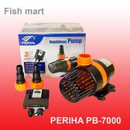 Máy bơm PERIHA PB 7000: 20W/ 25W/ 30W - 5000/6000/7000L/Hr - Máy bơm hồ cá chất lượng cao