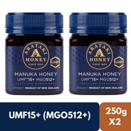 น้ำผึ้งมานูก้า Arataki Manuka Honey UMF15+ (MGO512+) 250g X2 Product of New Zealand