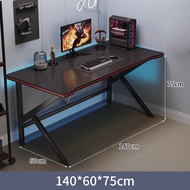 Meja Komputer Meja Gaming 140cm Meja Komputer Dengan Rak Host