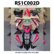 RAPIDO COVER SET RS150 V1 SUPRA GTR-150（RED）