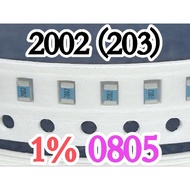 10pcs Chip resistor smd 2002 203 20K0 1% size 0805 2012 20Kohm 20k ohm 20 Kohm