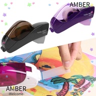 AMBER Automatic Tape Dispenser, 19mm Automatic Tape Cutter, Ergonomic Mini Sealing Packaging Sealing