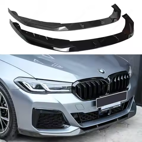 For Bmw G30 G31 Lci M Performance Style Front Bumper Lip Spoiler Splitter Diffuser 5 Series 520i 520