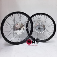 EX5 Dream Set Racing Boy 1.60X17 Black, SYS Hub Gantang, RCB Spoke Lidi Chrome Full Set Pnp