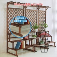 SR29 竹木系 直角植物攀藤架 / 攀爬架 + 花架 + 梯級盆栽層架 Bamboo/ Wooden Pot Stand/Rack/Plant Climbing Frame 靈活置物 合適花園/陽台