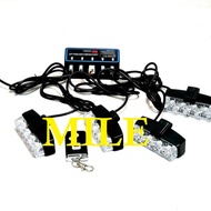 4x4 blue LED strobe light / federal signal LED