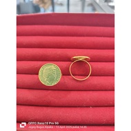 Large Coin Ring Brass Ring
