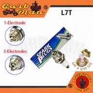 L7T Spark Plug 3 Pin and 1 Pin High Performance Easy Start Palam Pencetus Mesin Rumput Chainsaw 5200