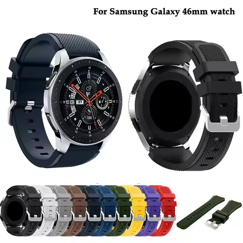 Galaxy 46mm watchband Replacement silicone strap For Samsung Gear S3 22mm sport wristband For Samsun
