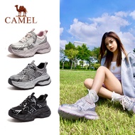 CAMEL Women's Breathable Retro Elevating Thick-Sole Casual Sports Shoes