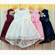 Terlaris! Dress Bayi Baju Pesta Anak Perempuan Kondangan Brokat