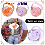 NIU Cup Lid, Splash Spill Proof Replacement Bottle Lid, Universal Transparent Multicolor Therms Cup 