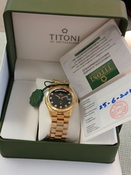 Swiss Titoni Cosmo King Day Date Rotormatic ETA2836 Watch