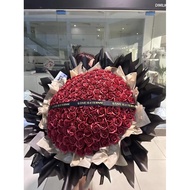 🇲🇾99pcsredflower红色香皂花99朵玫瑰情人节礼物Soap flower rose bouquet birthday graduation anniversary design