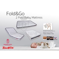 Sunpillo 2-in-1 Foldable Baby Playpen Mattress (Fibre)