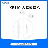 Asal VIVO XE110 fon telinga Audio dan Video 3.5MM Plug berwayar alat dengar alat dengar dengan mikro