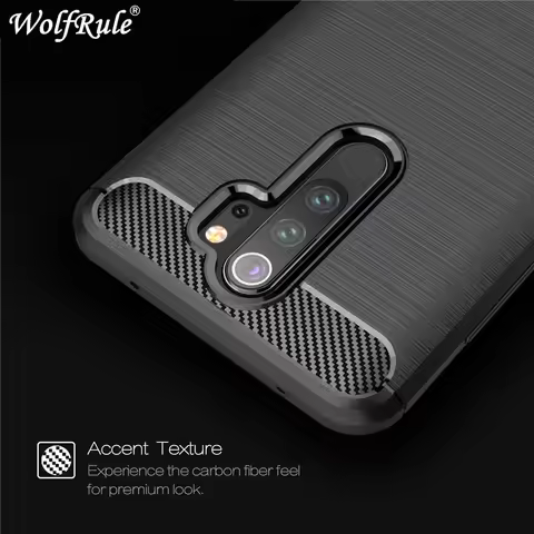 For Cover Redmi Note 8 Pro Case Shockproof Bumper Carbon Fiber Case For Xiaomi Redmi Note 8 Pro Cove