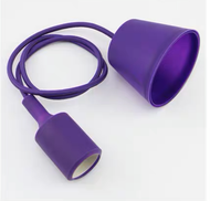 ขั้วหลอดไฟ ขั้วหลอดไฟ E27 220V ขั้วหลอดไฟห้อย ขั้วห้อยยางซิลิโคน ขั้วหลอดไฟกลม ขั้วหลอดไฟแขวน DIY ใ