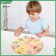 {BIG}  Emotional Intelligence Tool for Children Wooden Emotion Wheel Toy Toddlers Emotion Wheel Toy 