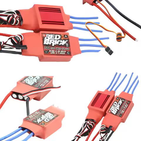 Red Brick Electronic Speed Controller 50A 70A 80A 100A 125A 200A Brushless ESC 5V/3A 5V/5A BEC for S