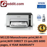 EPSON ECOTANK MONOCHROME M1120 WI-FI INK TANK PRINTER - PRINT ONLY