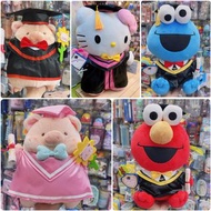 畢業公仔🌈原裝行貨🌈Lulu 豬 ； Hello Kitty ; 芝麻街 -Elmo ;芝麻街-Cookie