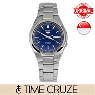 [Time Cruze] Seiko 5 SNK603K1 Automatic Stainless Steel Blue Textured Dial Men Watch SNK603 SNK603K