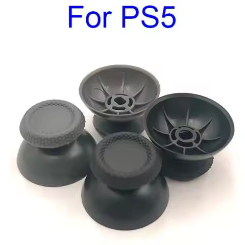 200pcs Replacement Controller Analog Thumbsticks Thumb Stick Joystick Caps for Sony PS5 Black Drop