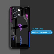 HP Shiny Glass Softcase For VIVO Y51 PRO Y500I Y31D - Casing VIVO Y51 PROhp - VIVO Y500I - NEWEST VI