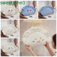 SWEETJOHN Cartoon Dumpling Plush Throw Pillow, Dumpling Simulation Simulation Dumpling Doll, Cartoon Doll Soft Stuffed PP Cotton Dumpling Pillow Dolls Colleagues Gift