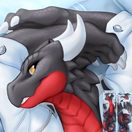 Dakimakura Anime Furry Orcus Duke (Bad Dragon) Pillowcase Double-sided Print DIY Customized Hugging 