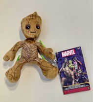 迪士尼💓銀河護衛隊2格魯特Groot 小樹人💓卡通坐肩磁鐵毛絨公仔玩偶