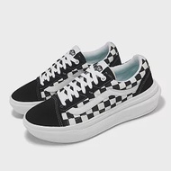 Vans 休閒鞋 Old Skool Over 男鞋 女鞋 黑 白 棋盤格 厚底 增高 拼接 板鞋 VN0A7Q5E95Y