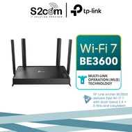 TP-Link Wi-Fi 7 BE3600 Dual-Band Router Archer BE220 Full Gigabit Port Support EasyMesh