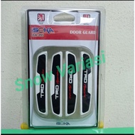 Door Guard TRD sportivo model Door protector, white and black rubber