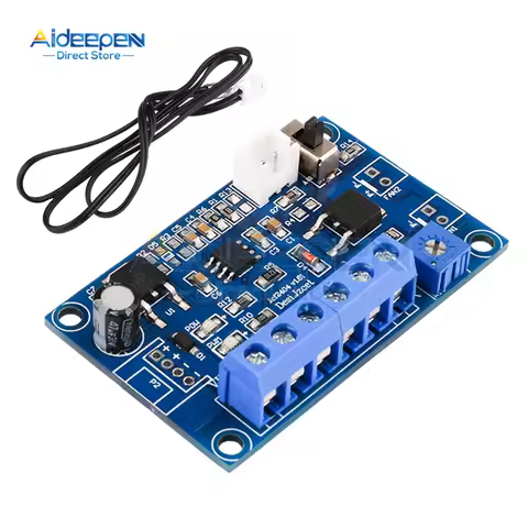 DC 12V 24V 4A Fan Temperature Control 2/3/4 Cable Chassis Fan Speed Regulation Module PWM Thermostat
