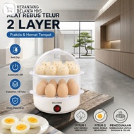 14 Egg Boiler Electric Egg Steam Double Layer