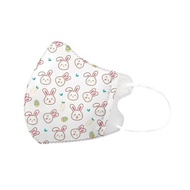 興安-幼童立體醫用口罩-兔子(一盒50入)MIT台灣製造