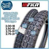 [FKR] SCRAMBLER Tubetype Tyre Tayar 300-18 350-18 275-19 275-21