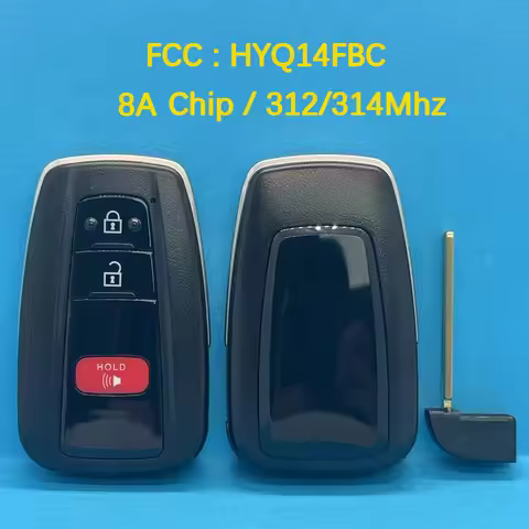 CN007190 Aftermarket 3 Button Smart Remote Key FCC HYQ14FBC PN 231451-0351 8A Chip 312/314MHz For To