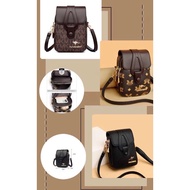 Kgz button phone bag, simple and fashionable vertical phone crossbody bag for women - button