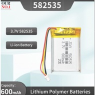 * /582535 3.7V 600mah Rechargeable Li Lithium Polymer Battery For DVR GPS LED Lights Navigation Vide