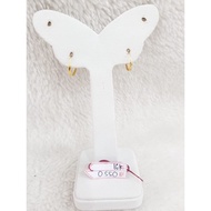 JR132D238D baby stud jersey earrings, genuine yellow gold, weight 0.550, 16k 70% content