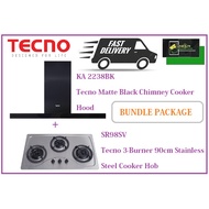 TECNO HOOD AND HOB BUNDLE PACKAGE FOR ( KA 2238BK & SR 98SV )