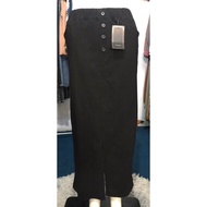 CLASSIC Span Skirt 7/9 front slit / Women's span skirt