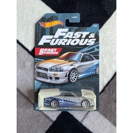 Hotwheels Nissan Skyline GT-R BNR34 Fast & Furious 2021FF